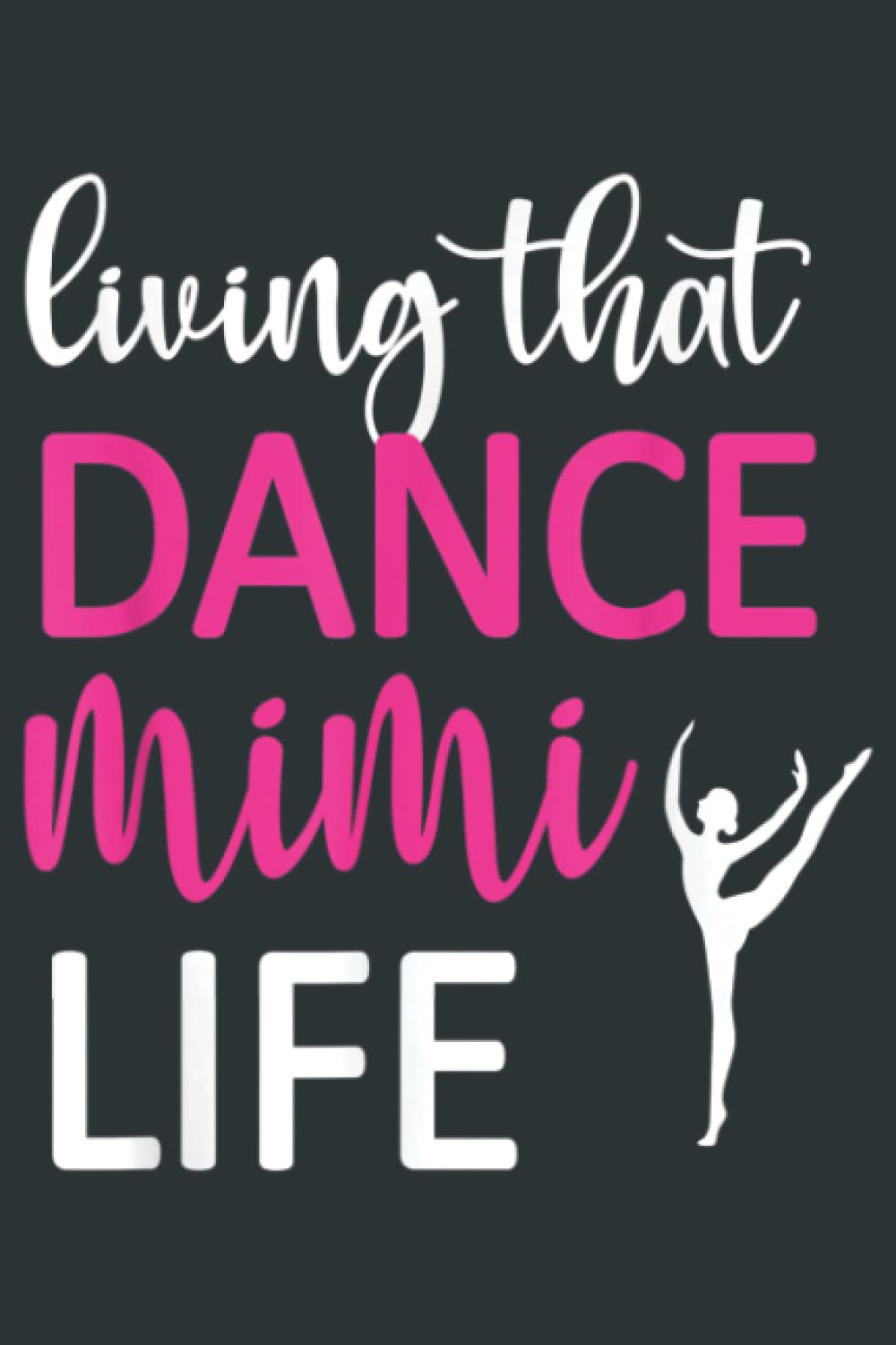 Dance Mimi Life Dancing Mimi Grandma Of A Dancer: Notebook Journal lined 6X9 inch 110p
