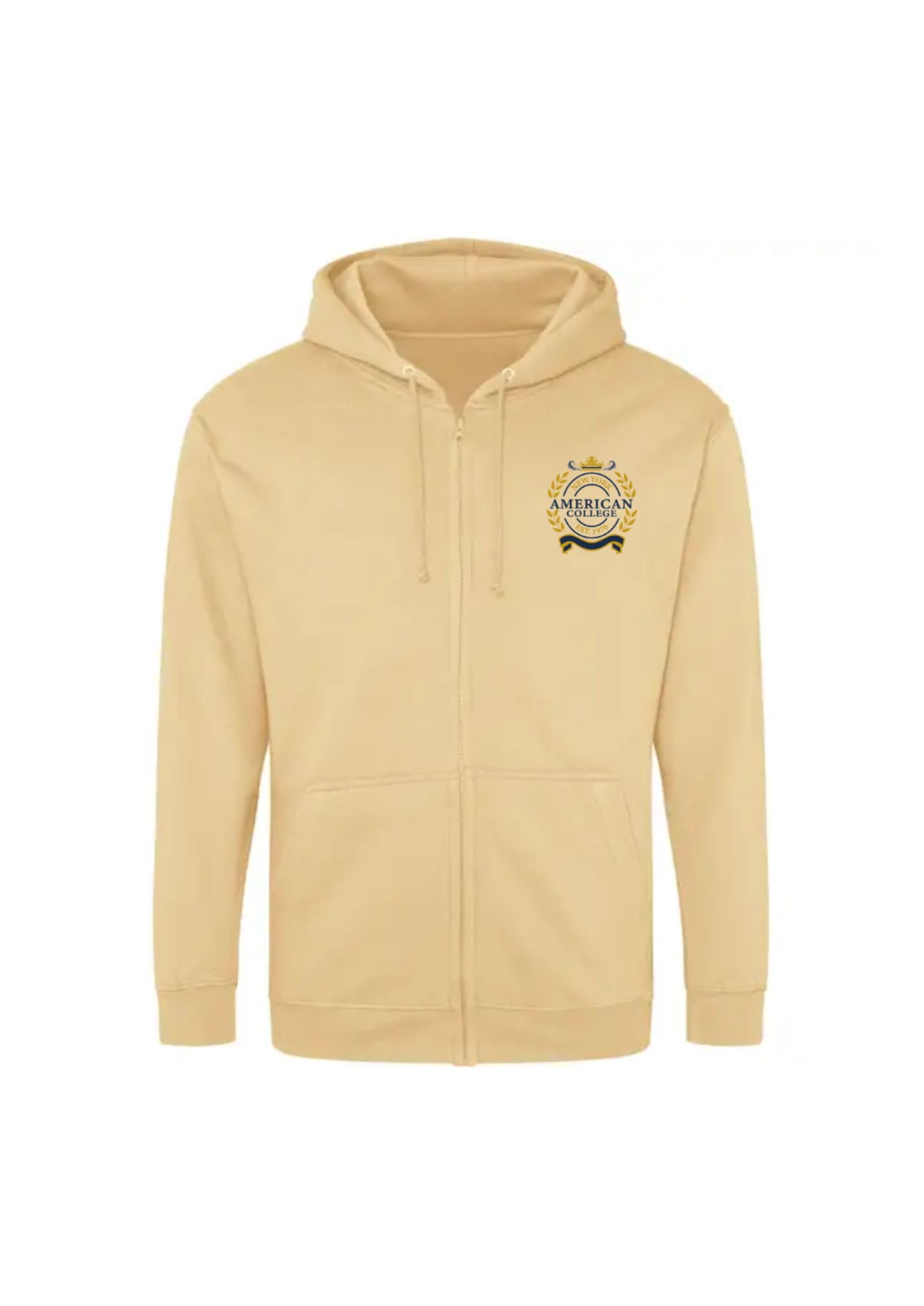AMERICAN COLLEGE USA Bluza Sweter z nadrukiem Ciepłe ubrania Unisex Dzieci Chłopcy i Dziewczęta Casual Model ACSZW5 Beżowy 8ANS, beżowy, 8 lat