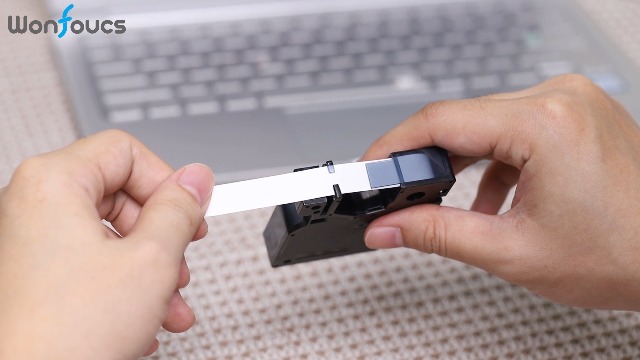 Nastro Per Etichette Wonfoucs Compatibile Dymo D1 - Nero Su Bianco 12mm X 7m, Confezione Da 5 - Foto 8