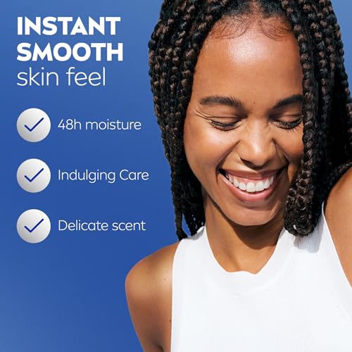 NIVEA Oil Infused Cherry Blossom and Jojoba Oil Body Lotion for Women, Fast-Absorbing and Non-Greasy Cherry Blossom Scented Lotion Moisturizes for 48 Hours, 16.9 Fl Oz Pump Bottle - image 5