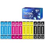 Torvon Lot de 12 Cartouches d'encre Compatible pour Cartouche Multipack pour Epson Expression XP 2200 XP-2205 XP-3200 XP-3205 XP-4200 XP-4205 WF-2910 WF-2930 WF-2935 WF-2950