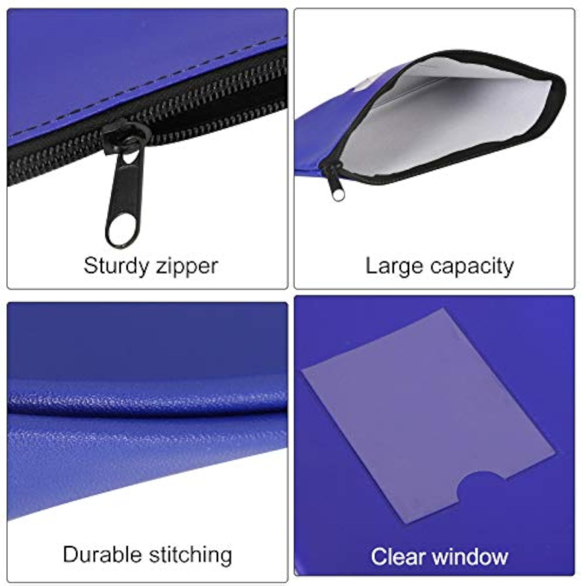Heavy Duty Leatherette Money Bag, 4 Pack