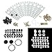Elevalunas Electrico Universal, 12V Kit de Conversión de Regulador de Elevación de...