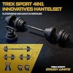 Hanteln Set | 4in1 Set Kurzhanteln Langhantel, Liegestütze & Kettlebell | 20kg 40kg Hantelset Dumbbell Set mit Verbindungsrohr – Bild 5