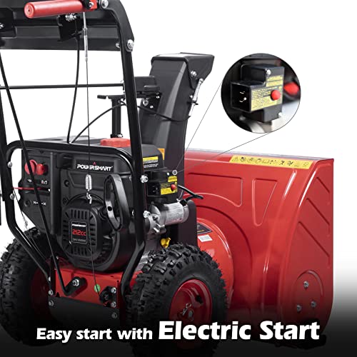 PowerSmart Snow Blower 24 Inch 2-Stage 212cc Engine Gas Powered with Electric Start PS24 4 PowerSmart Snow Blower 24 Inch 2-Stage 212cc Engine Gas Powered with Electric Start PS24 - Image 3