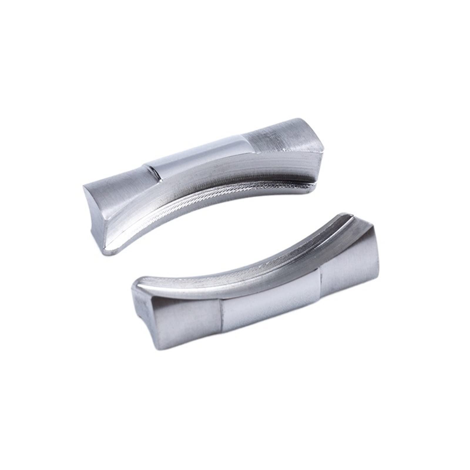 2 pz 20 millimetri Curvo End Link Endlink Solo Per Rolex Cinturino Per Submariner Cinturino In Pelle di Gomma Collegamento Senza Cuciture