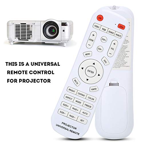 White Universal Remote Control Wearable Household Controller Replacement for Projector - Image 4