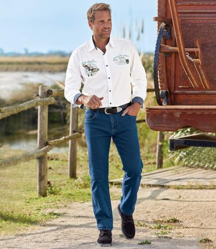 ATLAS FOR MEN - Herrenjeans Regular - Stretch-Herrenjeans - Gerader Schnitt - Herrenhosen - In großen Größen erhältlich – Bild 4