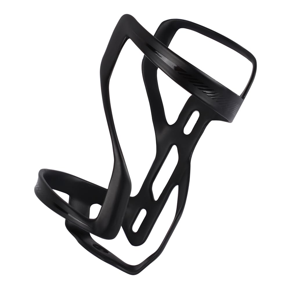 Portabidon Bicicleta Portabotellas de Fibra Carbono for Bicicleta montaña, portabotellas for Carretera, Apertura Izquierda/Derecha(1 Right-1 Left)