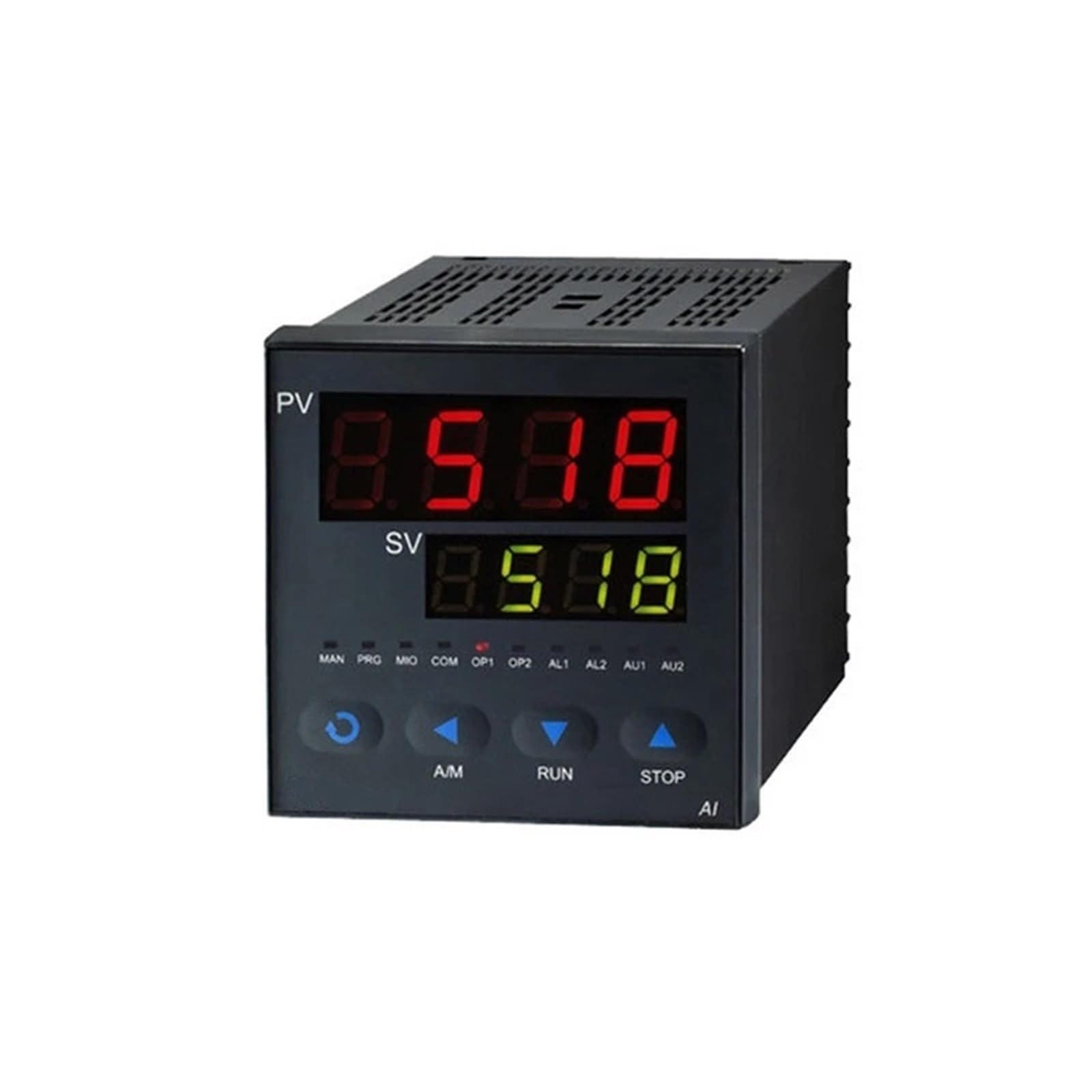 AI-518P 32-Segment Programmable Temperature Controller Intelligent Digital Process RS485 MODBUS Protocol Pid Thermostat(72x72 518P SSR)