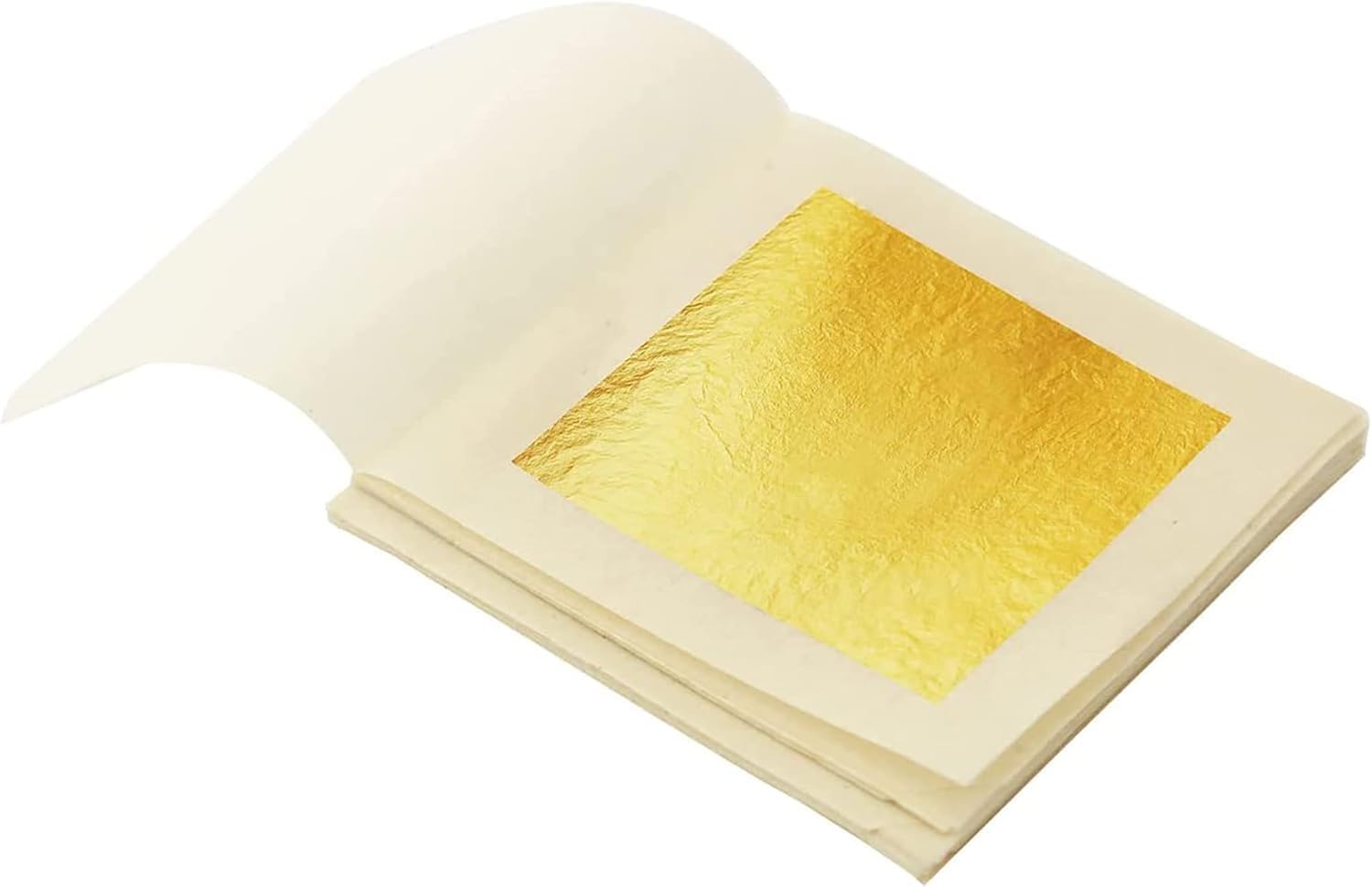 L.A. Gold Leaf Pure Gold Leaf/Gold Vark/Gold waraq (25.pcs) Sheet 24K Gold Leaf Leaves Foil Finest Gold Leaves Food Gilding Facial Beauty Spa Size(2 X 3 Inch)