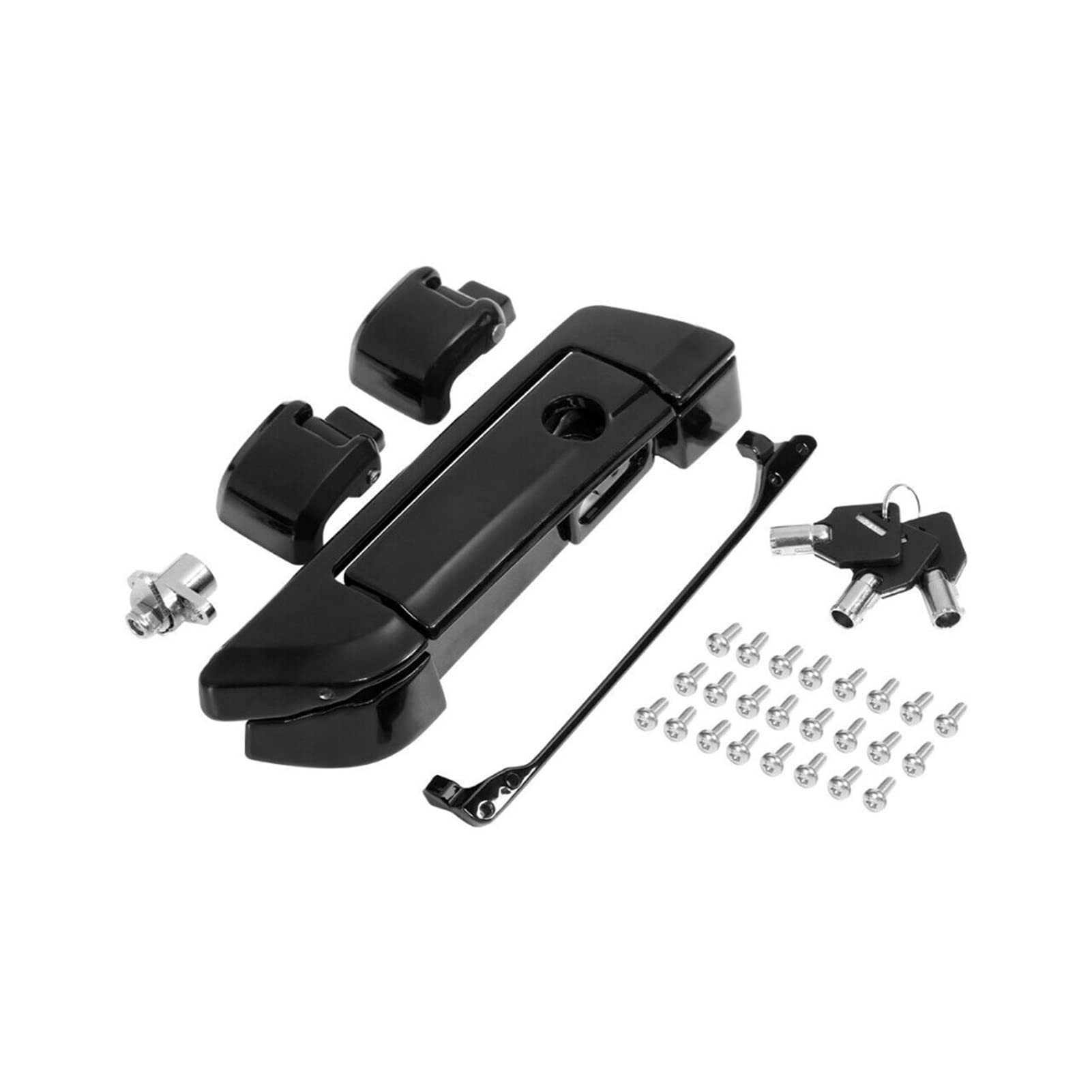 Loquet de coffre noir pour Tour Pack Harley Electra Street Glide 2014-2020