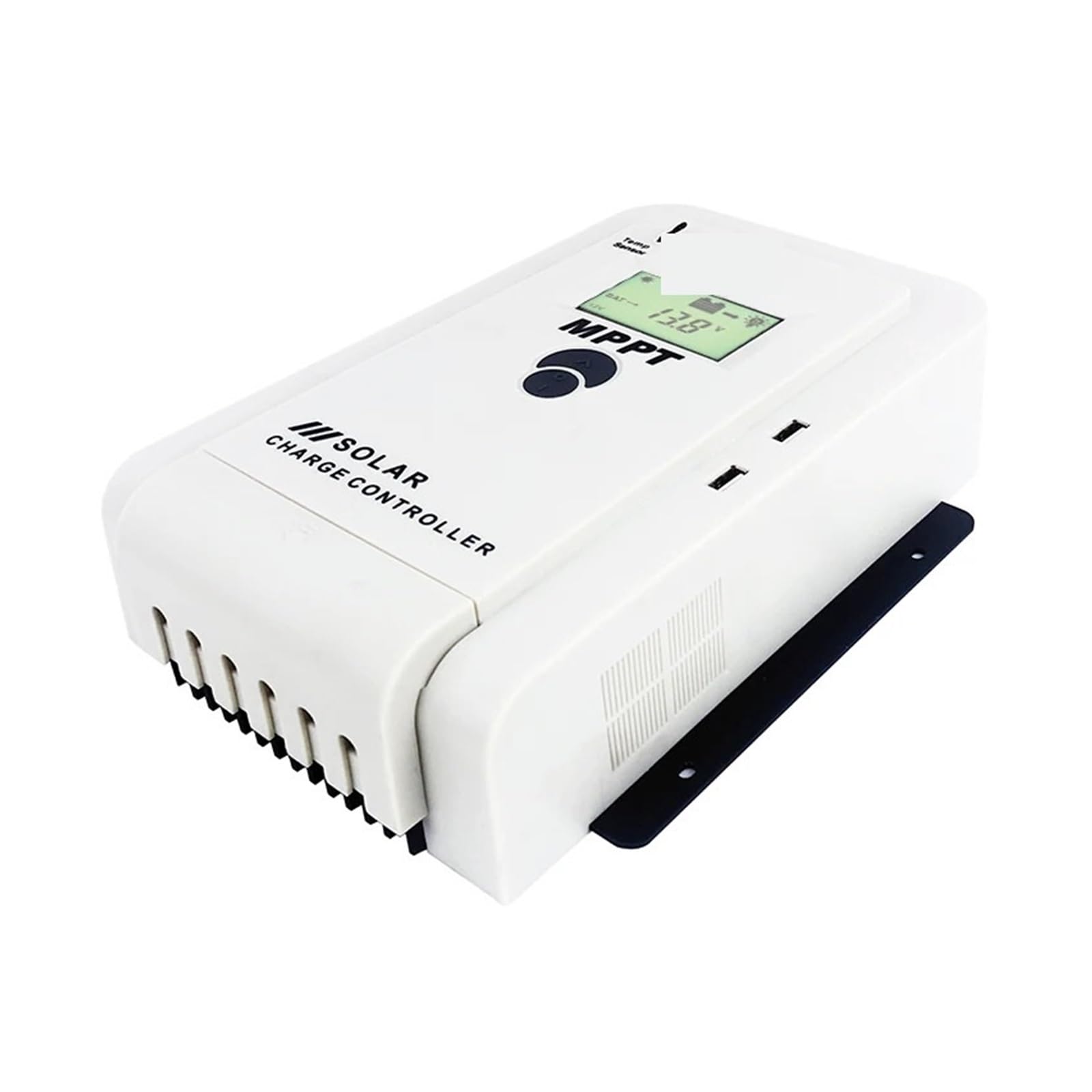 Controladores solares, MPPT 60A 40A 20A Controlador de Cargador Solar 12V 24V Panel Solar de batería automática(Size:40A)