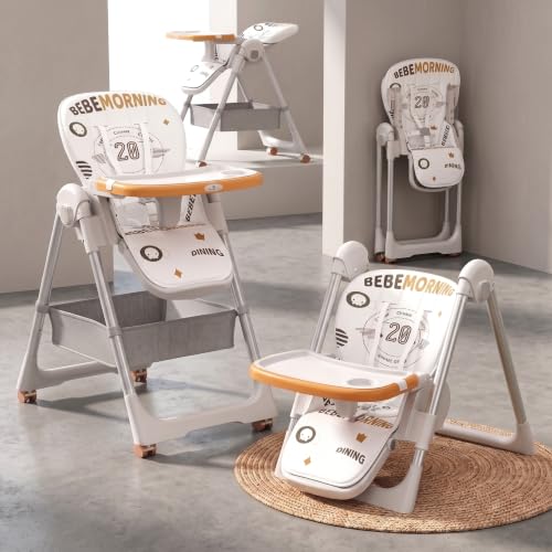 Image of StarAndDaisy Galaxy Star High Chair for Baby 6 Months to 5 Years / 6 in 1 Baby Feeding Chair with 7 Level Height Adjustment / 3 Mode Seat Adjustment /Baby High Chair with One Click Fold