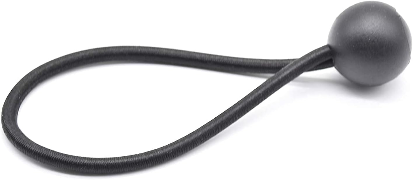 Telescoping Boat Ladder Strap, Bungee Straps, Pontoon Ladder Strap, Pontoon Boat Ladder Parts, Ball Bungee Cord, Bungee Straps, Bungee with Ball (for 3-Step Ladder)