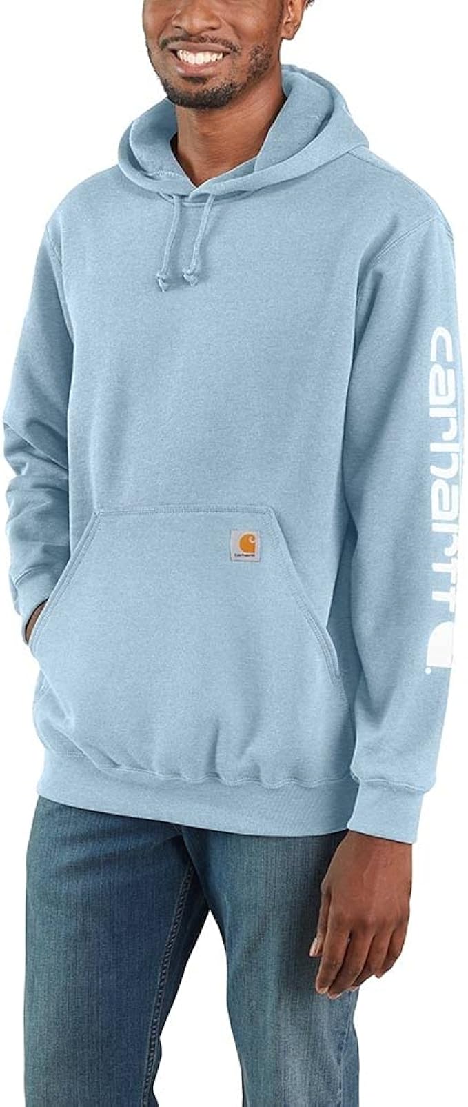 Midweight Sleeve Logo Hooded Sweatshirt 