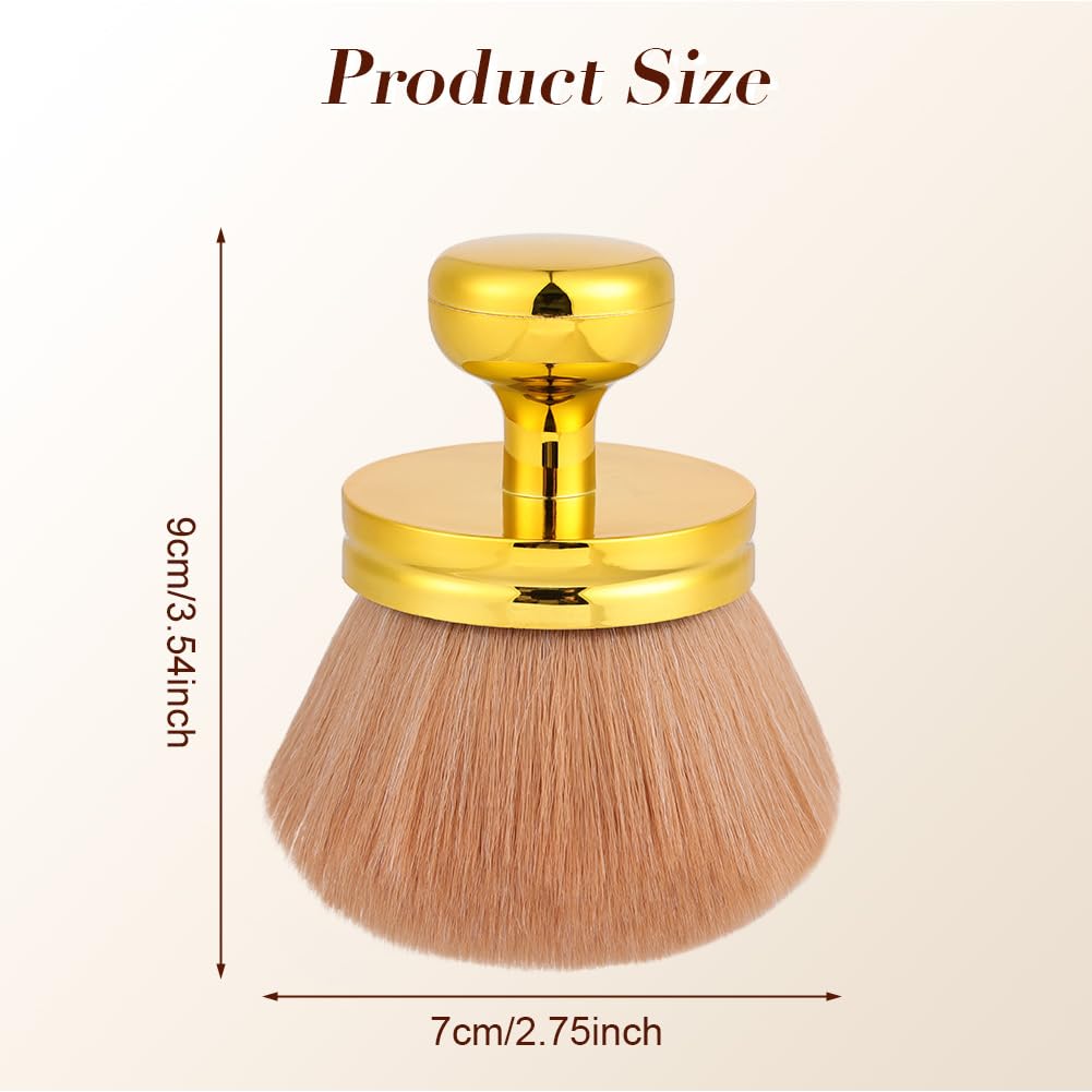 LOPHE Pennello Autoabbronzante Grande per Il Corpo, Kabuki Ovale, Spazzola per Trucco per Il Corpo, Applicatore Portatile per Sfumare e Sfocare la Pelle per Gambe/Braccia