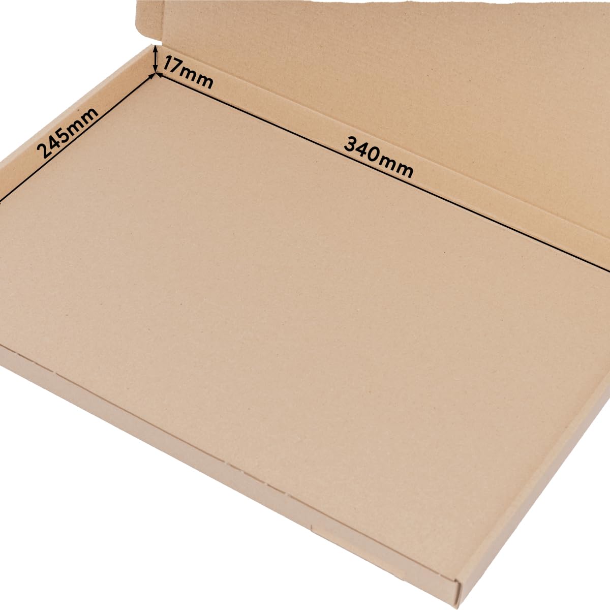 verpacking boîtes grande lettre 350 x 250 x 20 mm brunes [taille et quantité au choix] DIN A4 B4 GB-2 grande lettre boîte pliante emballage pour calendriers 25 pièces