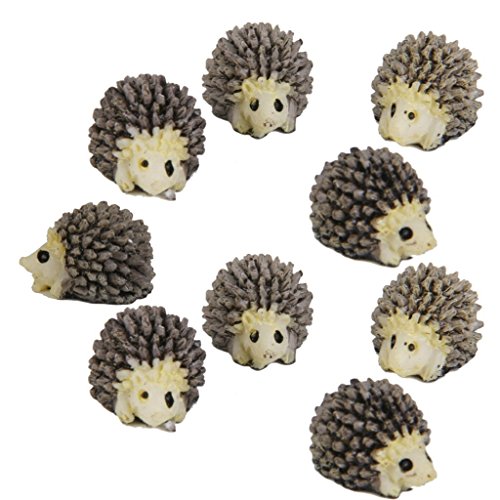 DSYJ 20pcs Miniature Landscape Garden Decor Hedgehog Ornaments (20 Pcs)