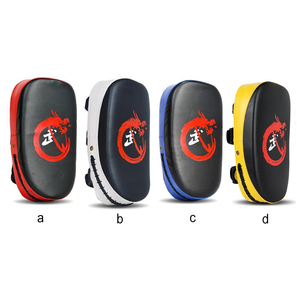 Pad Boxe Fitness Esercizio Allenamento Kickboxing Pad di Ricambio Sparring Pratica Portatile Protector Giallo