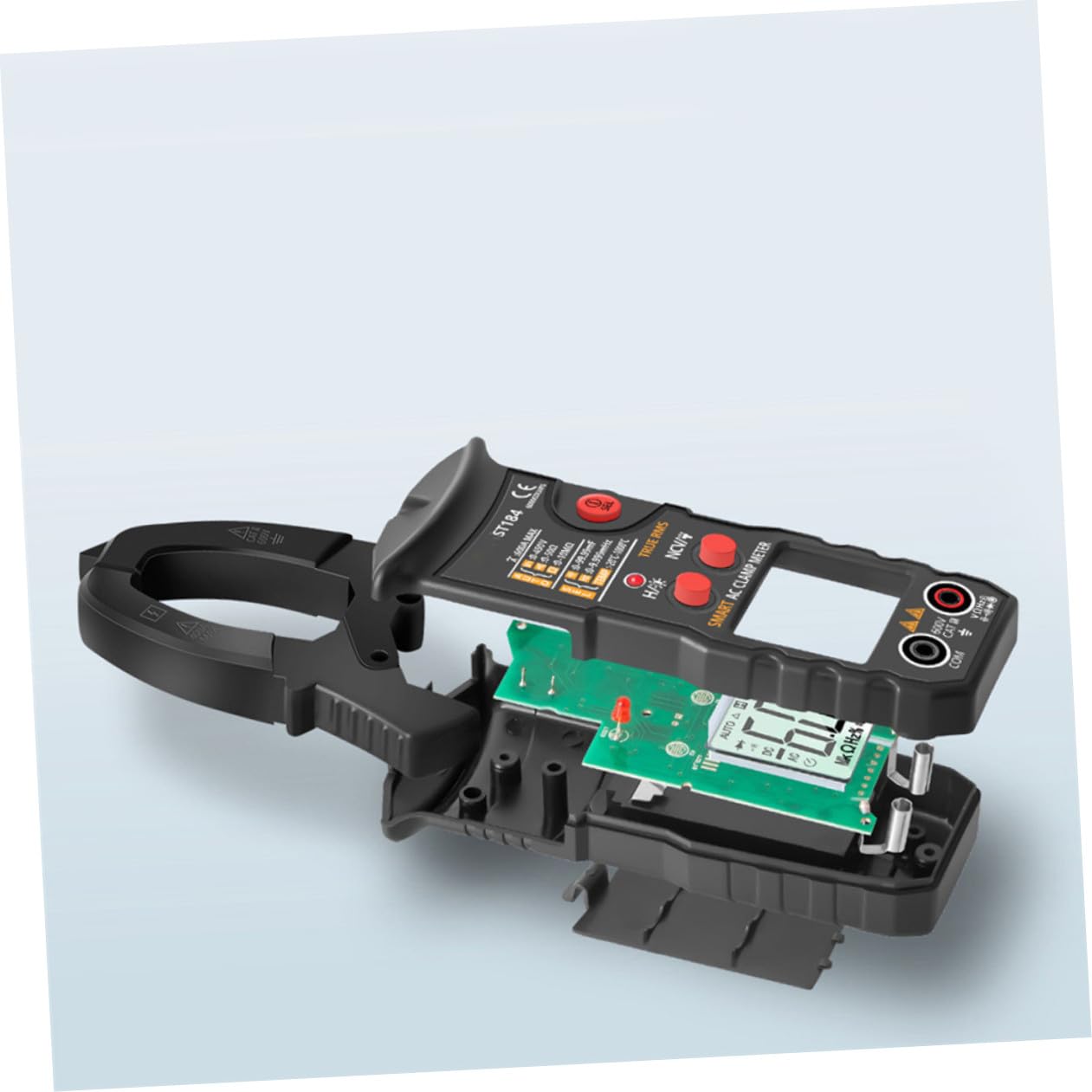 MAGICLULU Digital Clamp Meter Multimeter Voltage Tester Electrical Ammeter Tool with Auto-ranging Function for Ac/dc Current Measurement