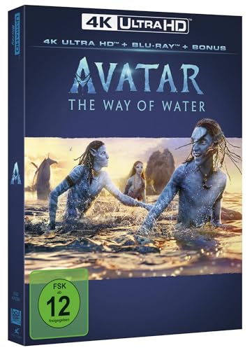 Avatar 2: The Way of Water (Dolby Vision) – 4K Blu-ray (UHD + Blu-ray Disc + Bonus Blu-ray)