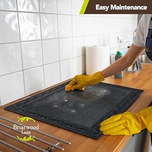 Briarwood Lane Outdoor Rubber Doormat Tray Floral Design Briarwood Lane Outdoor Rubber Doormat Tray Floral Design