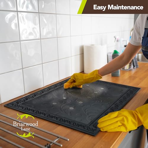 Briarwood-Lane-Outdoor-Rubber-Doormat-Tray-Floral-Design Briarwood Lane Outdoor Rubber Doormat Tray Floral Design