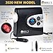 BRILL'S 12V DC Portable Tire Inflator Pump, 150 Psi Electric Air Compressor for Cars, Bikes, Motorcycles and Balls. Carry Case and USB Car Charger Included