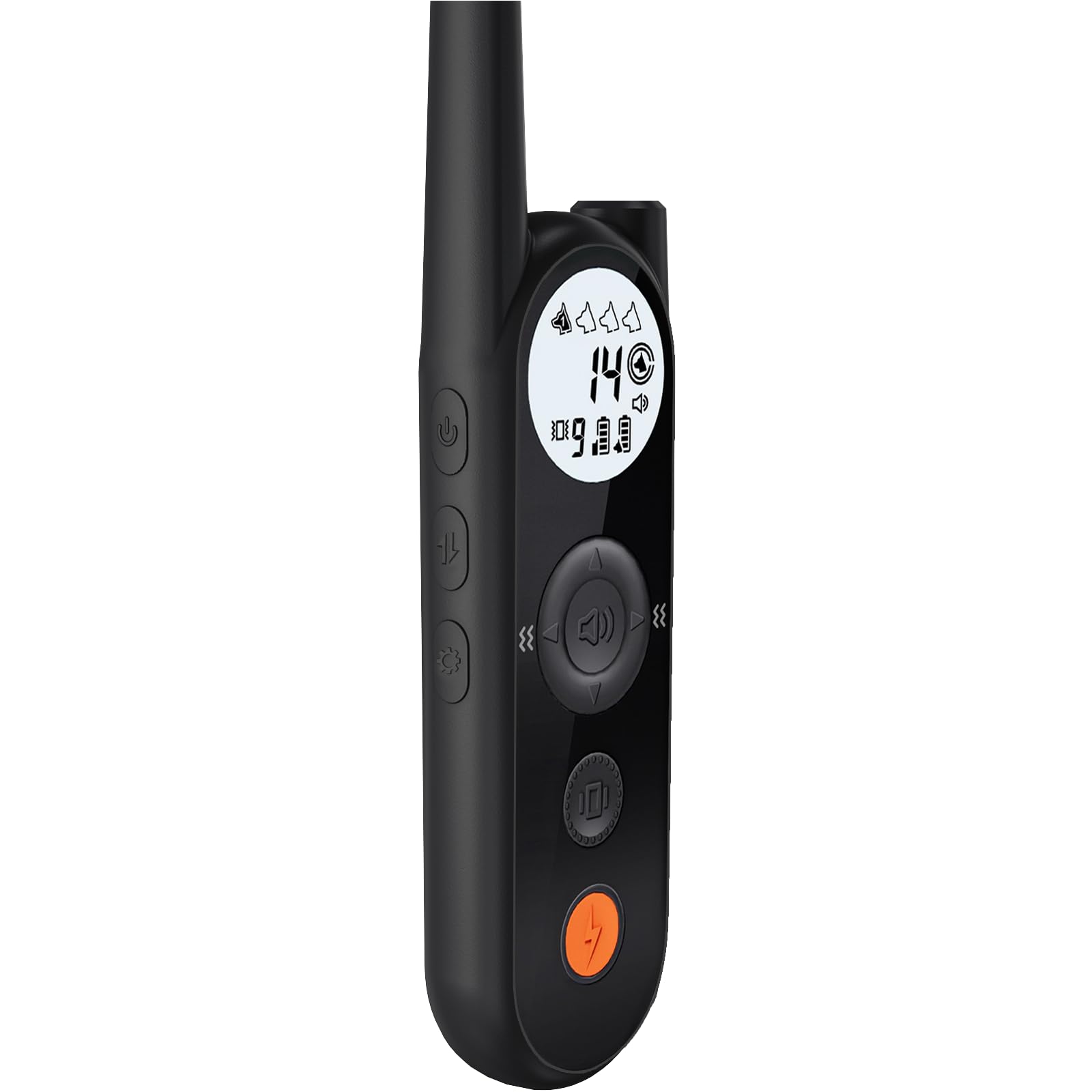 MIMOFPET Wireless Dog Fence Remote, Single Training Remote Without Collar, Rechargeable with Flash Light,Black