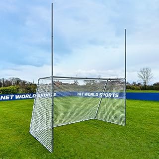 FORZA Steel42 Combi Goals - Football & Rugby Combination Goal Posts | Gaelic & Hurling Steel Posts | Multi-Sport Goals For Kids & Training | Rugby/Football Equipment