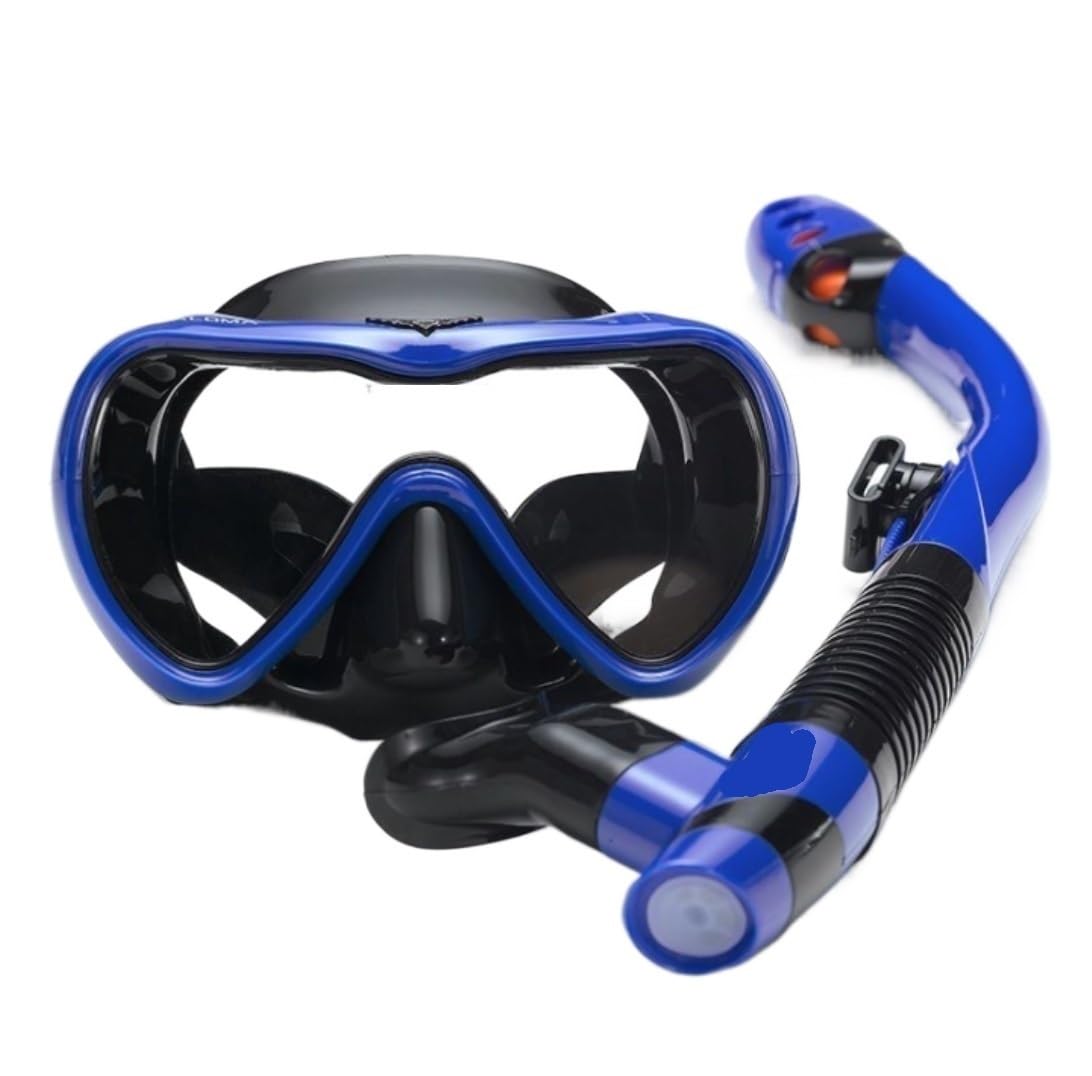 Máscara Snorkel Máscara Buceo Máscara De Esnórquel Buceo A Prueba Fugas con Equipo Antivaho Vidrio Templado Resistente A Los Impactos Equipo de Snorkel