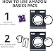Amazon Basics Laundry Detergent Pacs, Lavender Scent, 120 Count (New Packaging)