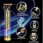 WISEHILL Hair Trimmer for Men Professional T Blade Trimmer for Barbers, Vintage T9 Trimmer, Rechargeable T Outline…