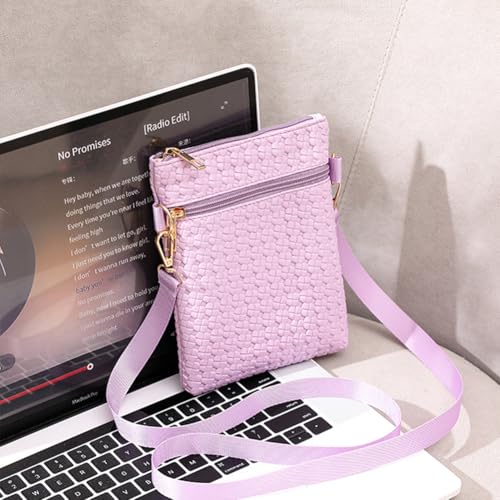 Small Crossbody Cell Phone Bag for Women, Mini Over Shoulder Handbag Purse Wallet Adjustable Strap3