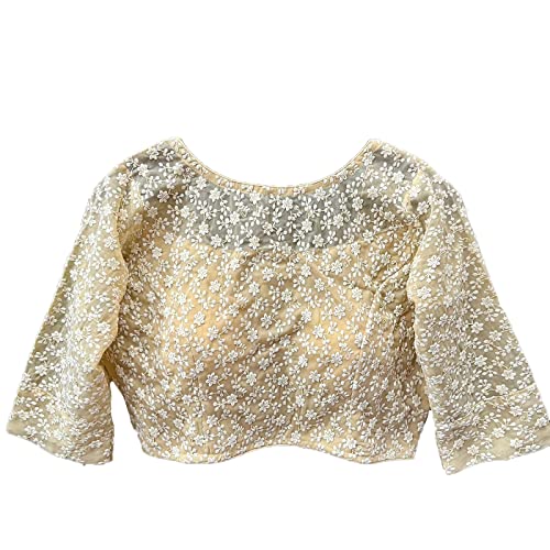 Image of Vihu Fashion Women Georgette Half Sleeve Blouse