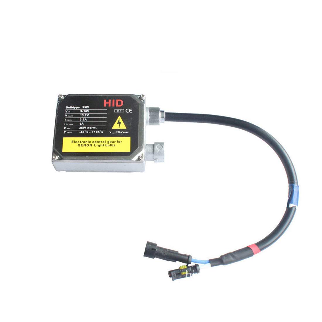 2PCS Nero e Argento DC HID Xenon Ballast 35 W per Auto HID Xenon lampadine di Ricambio per Ballastt Kit HID H1 H4 H7 H8 H9 H10 H11 H13 9005 9006 9007