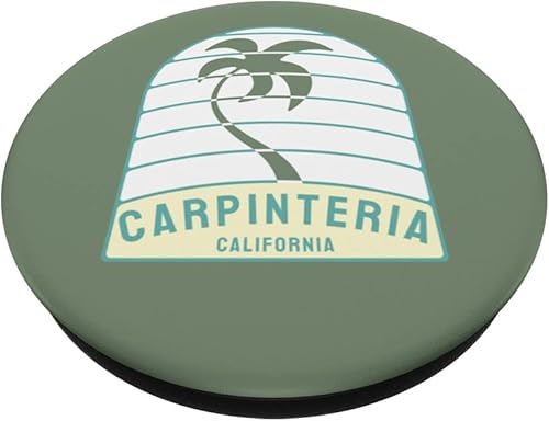 Miniatura 2 de I Love Carpinteria Beach California Palm Tree CA Vacation PopSockets PopGrip intercambiables