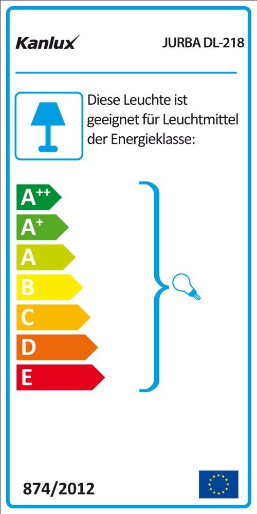 Kanlux Jurba 08981 Bad-Deckenleuchte 36W Chrom (matt)