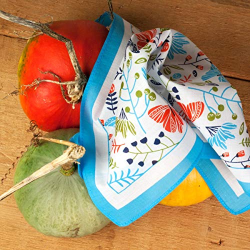 Merrysquare Zakdoeken van bedrukte stof, model Zephir, klein, 29 cm x 29 cm, 9 stuks, 100% katoen - Image 3