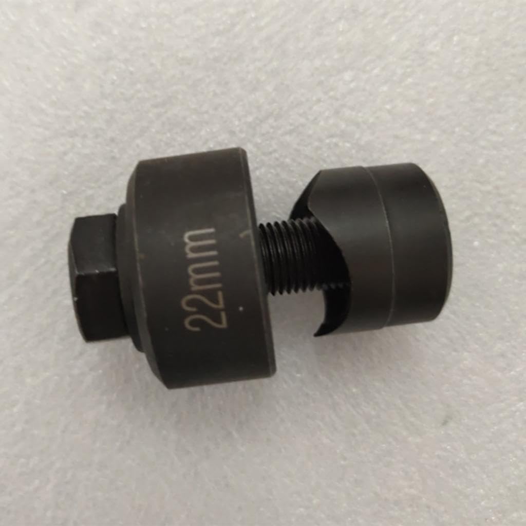 F Fityle Herramienta perforadora de chapa de metal, perforadora manual, alta precisión, herramienta perforadora, troquel y perforadora, para placa de acero, 22mm