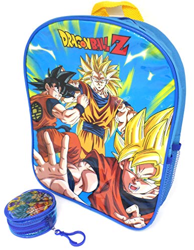 TDL Dragon Ball Z Ensemble-Cadeau Sac À Dos + Portefeuille - Licence Officielle - Backpack + Coin Purse - Gift Bundle