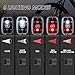 Mudder Running Lights for Runners Rechargeable LED Safety Lamps USB Rechargeable Clip on Strobe Bicycle Tail Lamps with 5 Modes Flashing Bike Lights for Night Riding Walking Hiking Pet Dog(4 Pieces)