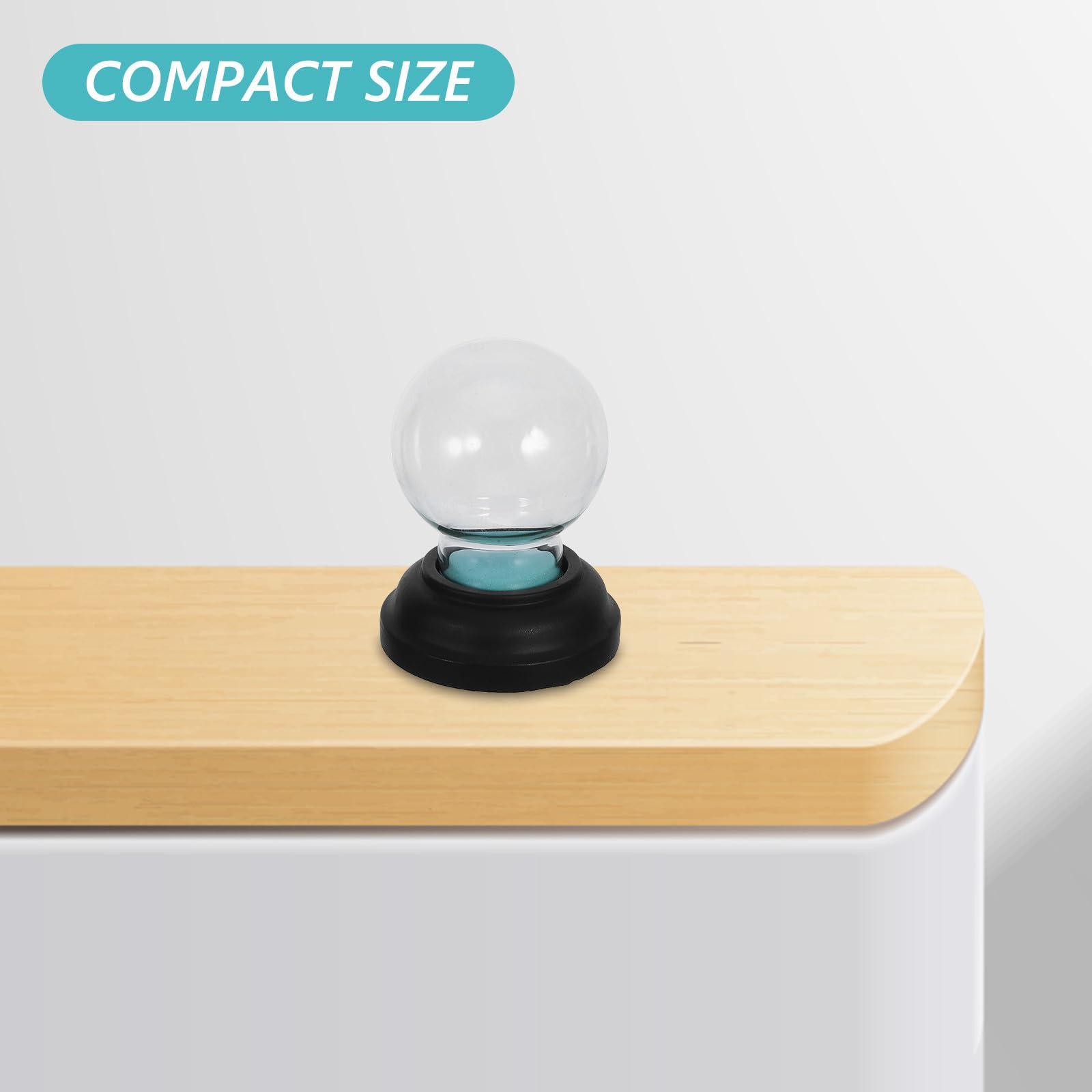 Toyvian 5 Piezas Cúpula de Bola de Nieve Transparente Gruesa para Navidad, | Tapa Roscada Reutilizable, Fácil de Limpiar, para Decoraciones Festivas y Hogar Navideño