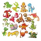 SUPVOX 100 Blatt Wasserfeste Dinosaurier Sticker Kreative Scrapbook Aufkleber für Dekorative Laptop Kühlschrank Kofferaufkleber Wiederverwendbar Schadstofffrei Langlebig