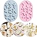 INKU 2 Pcs Christening Decorations Cupcake Cross Mold Christening Cross Mold Baptism Party Baby Fondant Mold Baptism Cupcake Cake Cross Mold Silicone for Baby Shower Wedding Party Supplies