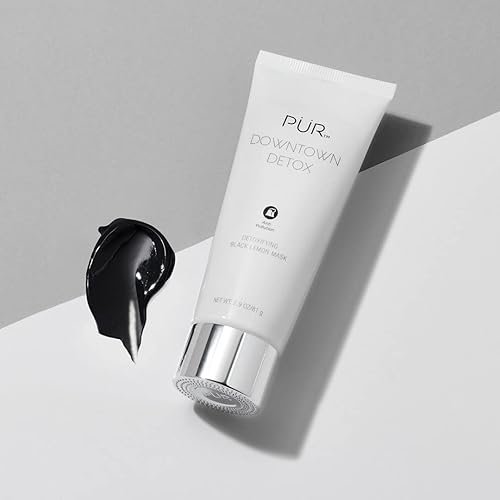 Miniatura 4 de PÜR MINERALS Downtown - Mascarilla desintoxicante de limón negro, ayuda a extraer impurezas, ayuda a calmar la piel, carbón, ácido láctico y
