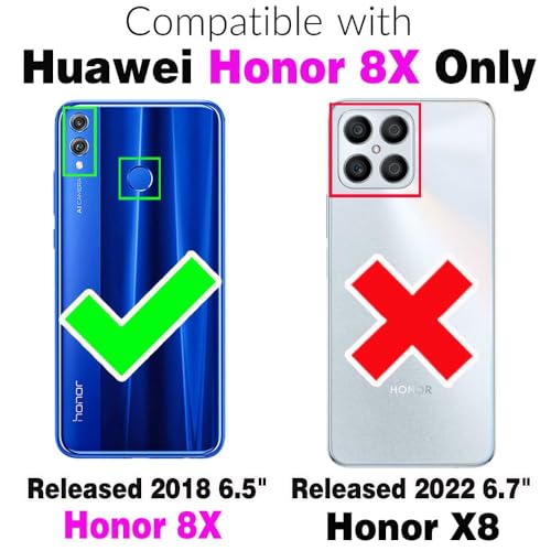 Image of Soft Rubber Back Cover Compatible Model for Huawei JSN-L42 / Honor 8X - Transparent
