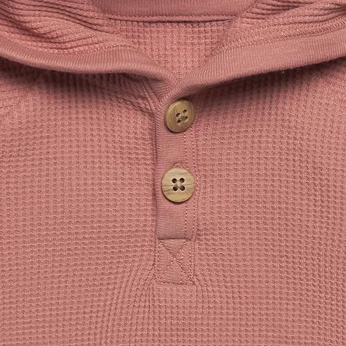 Modern Moments by Gerber Baby Girls' Mini-Waffle 2-piece Hoodie and Pant Set2