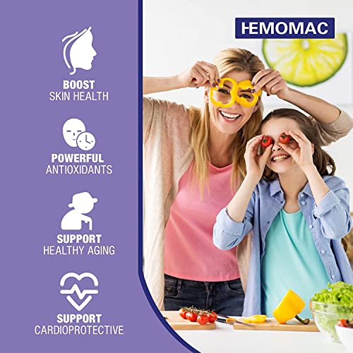 Hemomac 3 Packs Immune Support Sambucus Elderberry Gummies With Zinc Vitamin C For Adult & Kids Herbal Supplements Ingredient Black Elderberry Pectin Echinacea Potent Antioxidant Immune Defense #TOP6